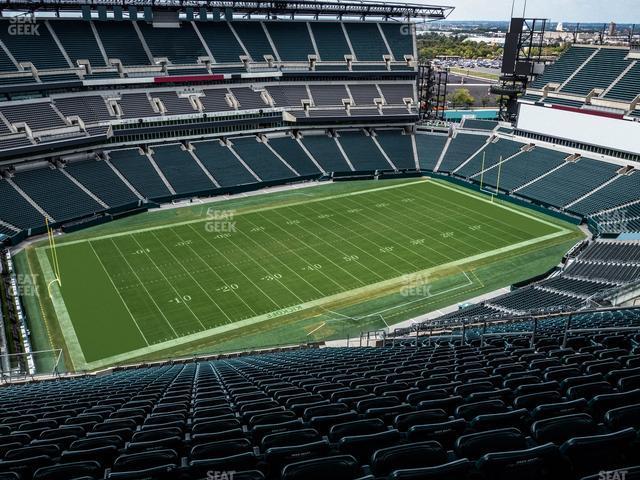 Seating view for Lincoln Financial Field Section 221