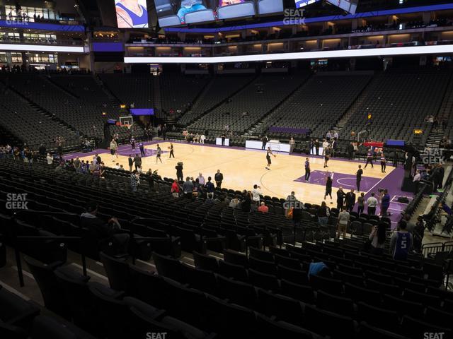 Seating view for Golden 1 Center Section 118