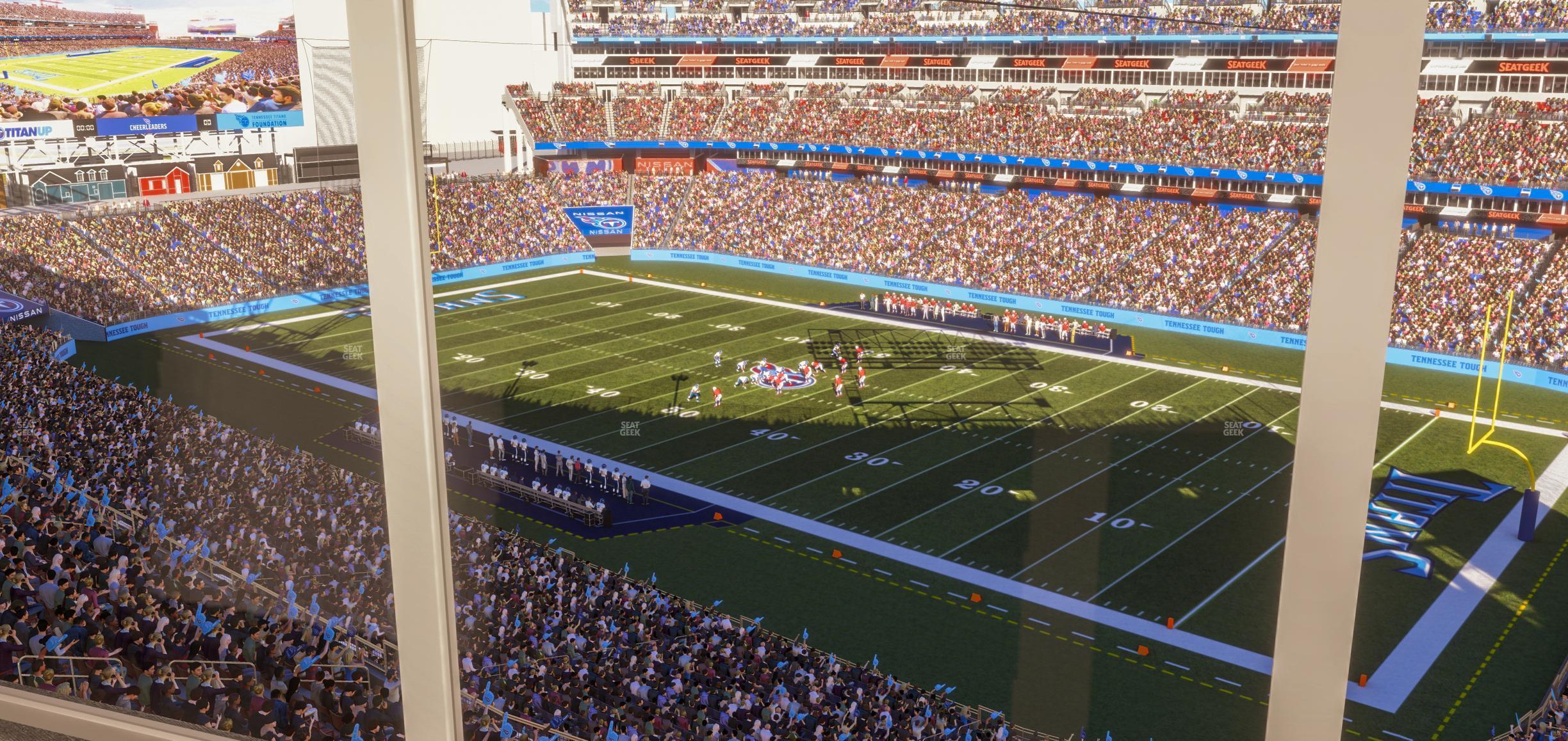 Seating view for Nissan Stadium Section Suite 656 W