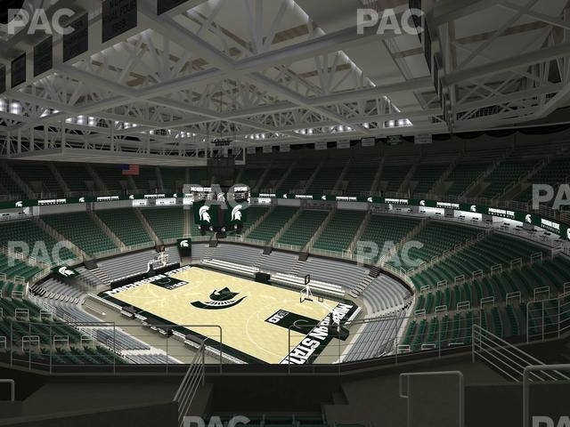 Seating view for Jack Breslin Student Events Center Section 205