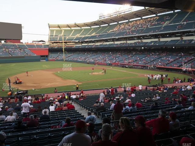 Seating view for Angel Stadium of Anaheim Section 210