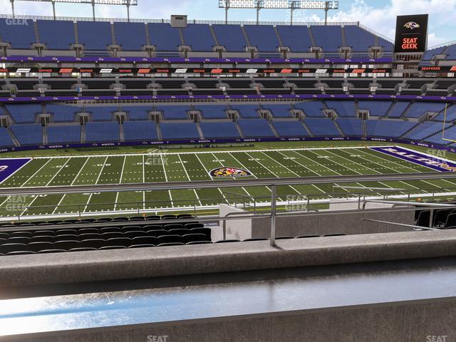 Seating view for M&T Bank Stadium Section Suite 321