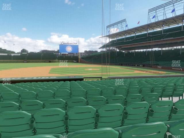 Seating view for Wrigley Field Section 111