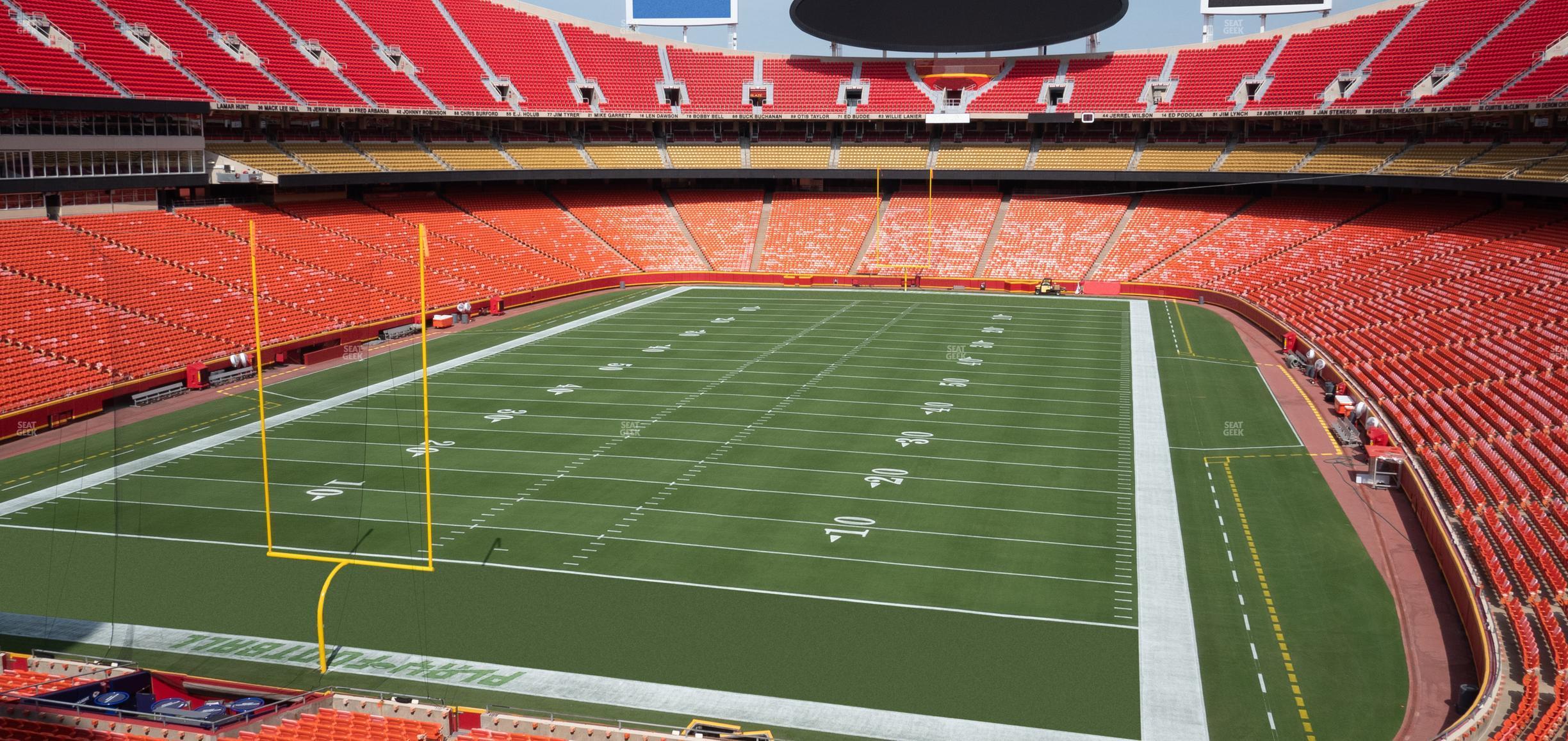 Seating view for GEHA Field at Arrowhead Stadium Section 211