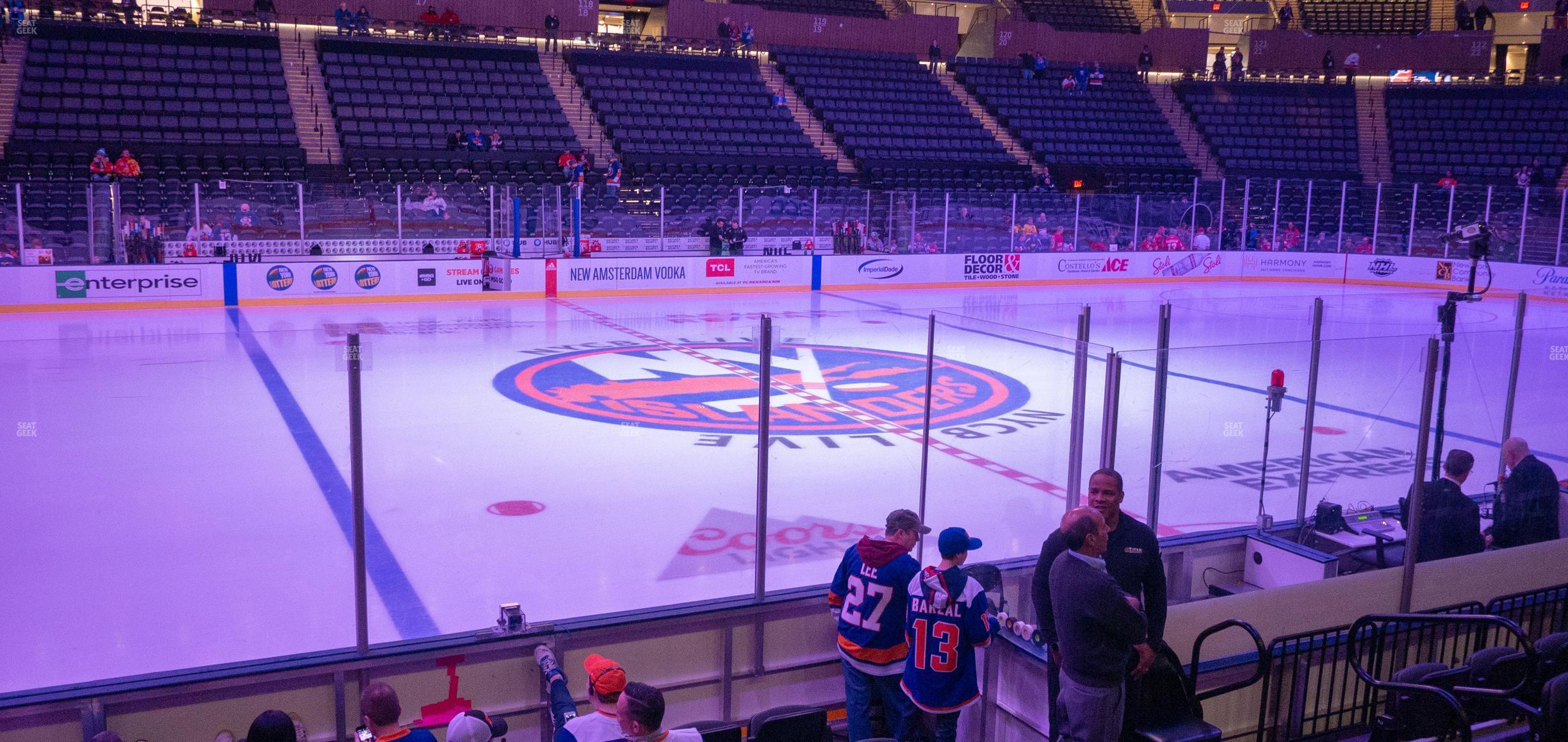 Seating view for Nassau Coliseum Section 4