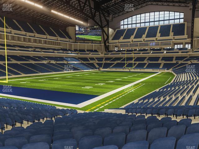 Seating view for Lucas Oil Stadium Section 148