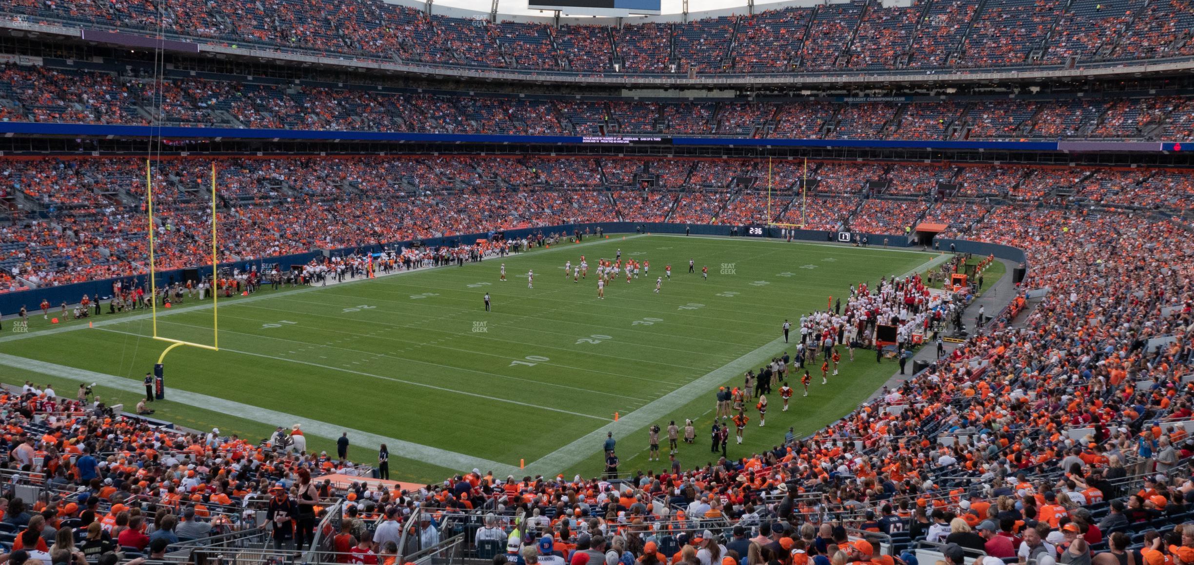 Seating view for Empower Field at Mile High Section 228