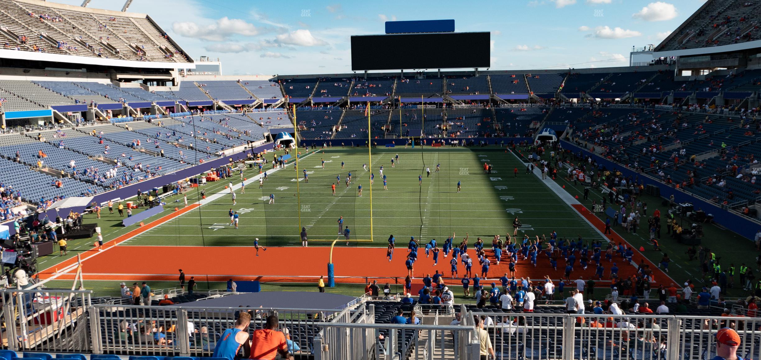 Seating view for Camping World Stadium Section Plaza 46