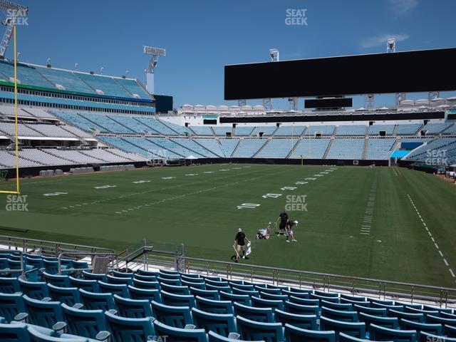 Seating view for EverBank Stadium Section 146