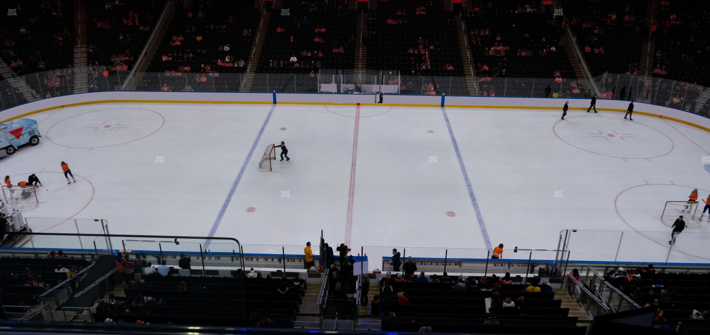 Seating view for Rogers Place Section Loge 7