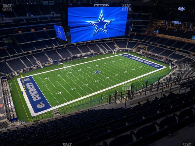 Seating view for AT&T Stadium Section 417