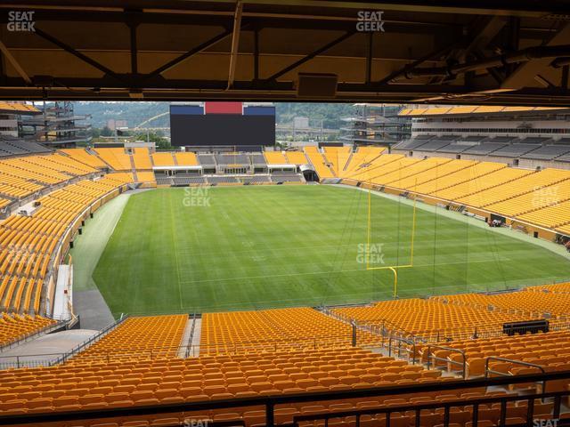 Seating view for Acrisure Stadium Section North Club 006