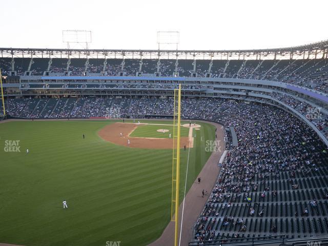 Seating view for Guaranteed Rate Field Section 558