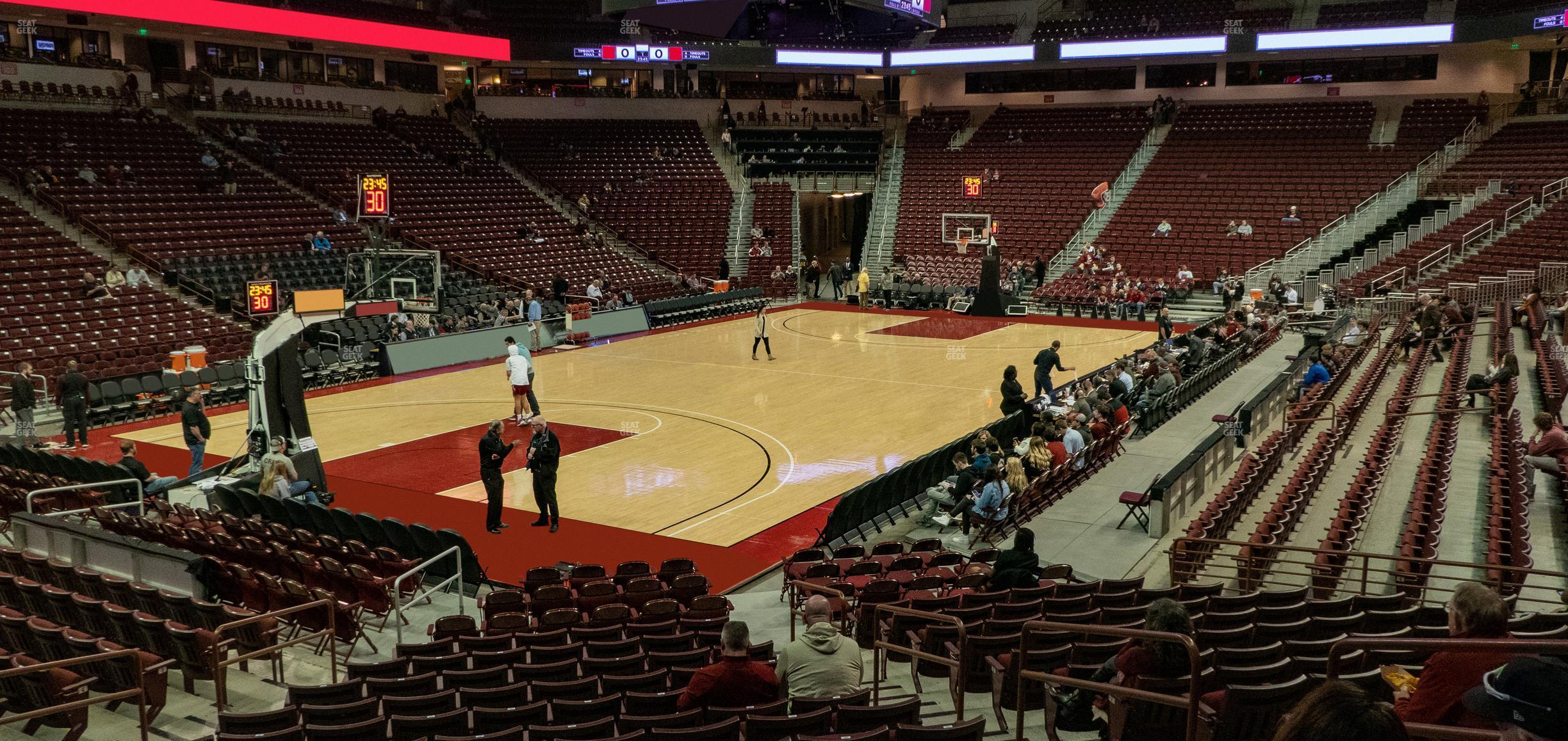 Seating view for Colonial Life Arena Section 117