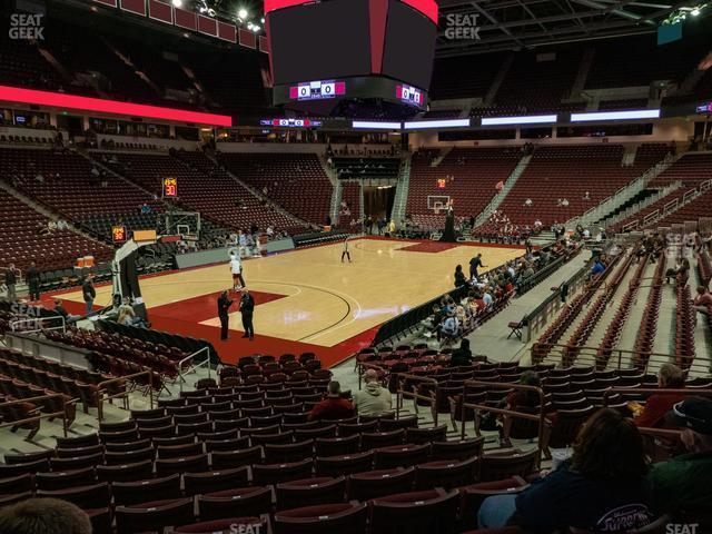 Seating view for Colonial Life Arena Section 117