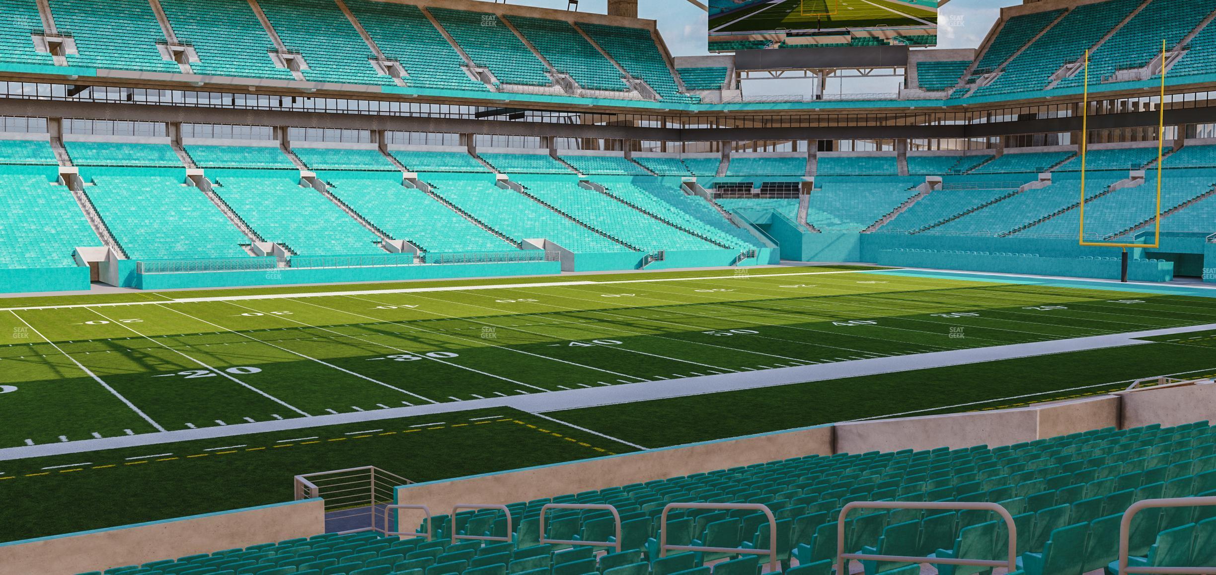 Seating view for Hard Rock Stadium Section 149