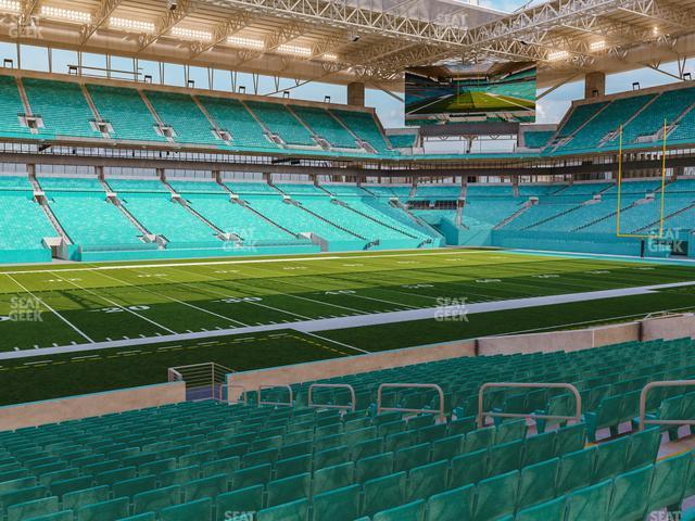 Seating view for Hard Rock Stadium Section 149