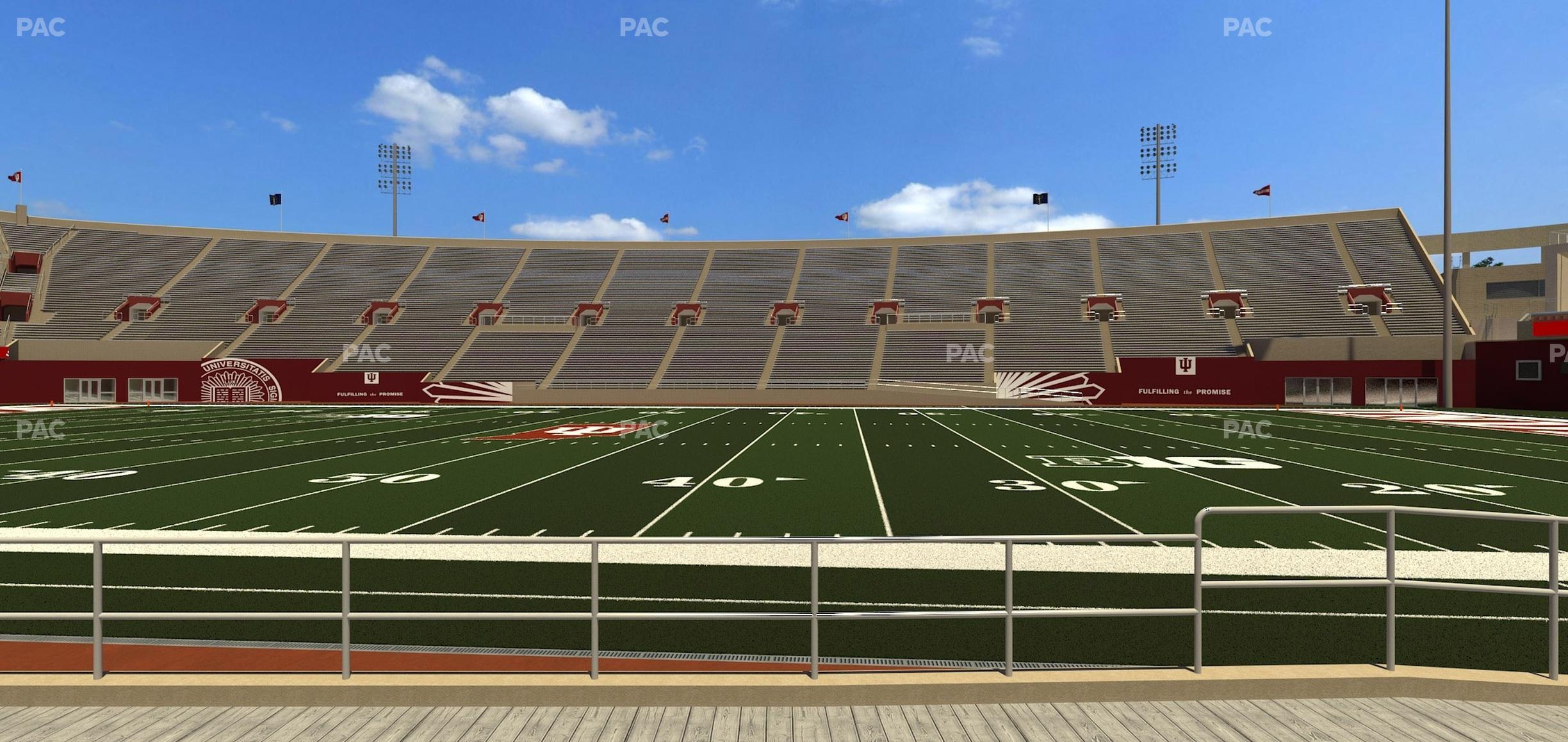 Seating view for Memorial Stadium - Indiana Section 5