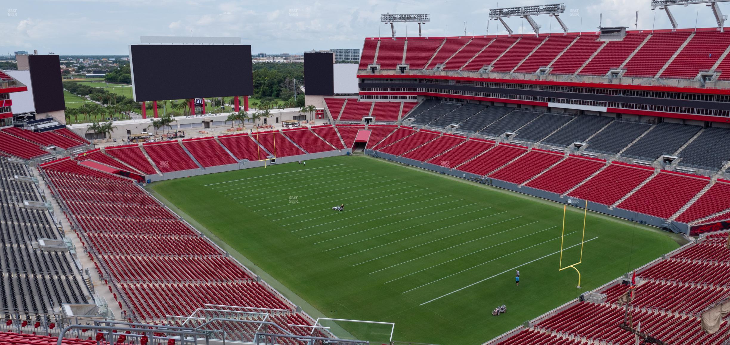 Seating view for Raymond James Stadium Section 344