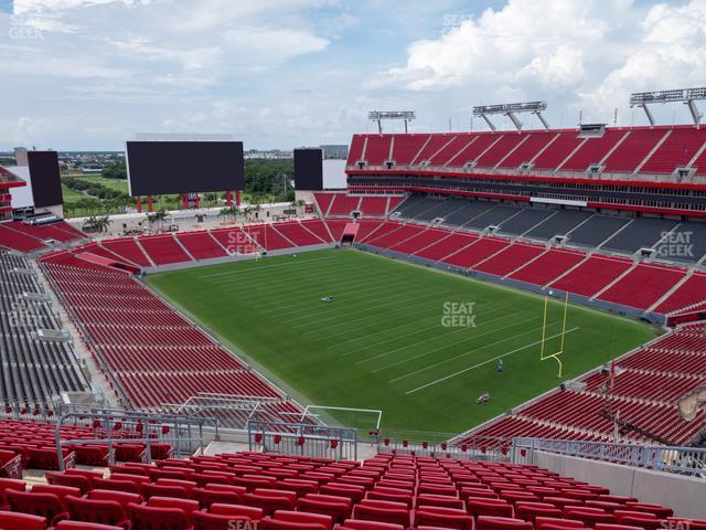 Seating view for Raymond James Stadium Section 344