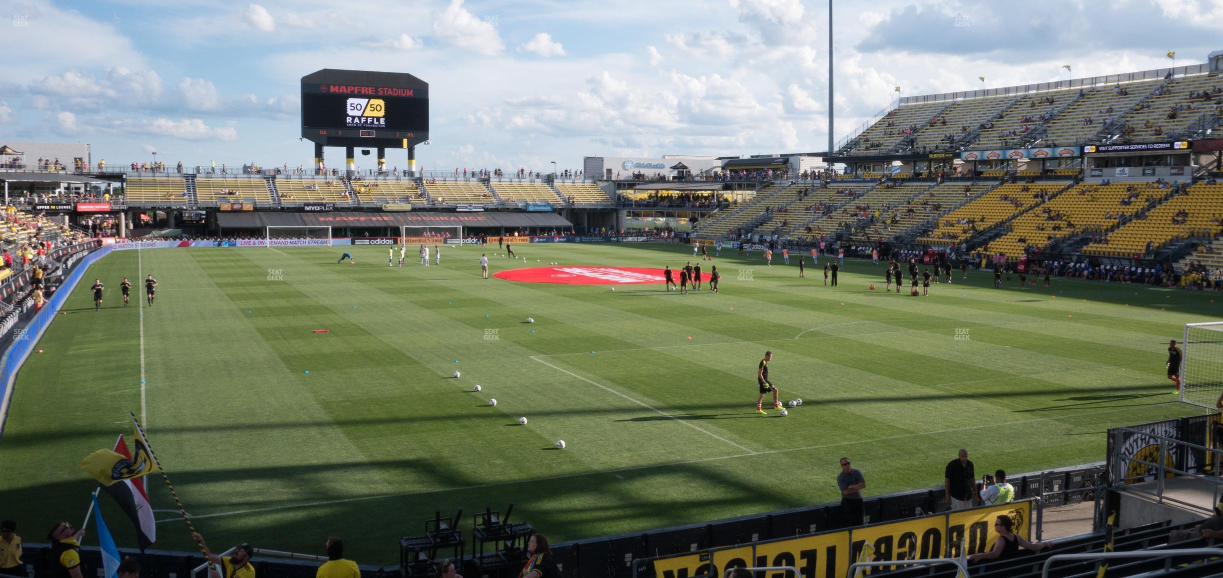 Seating view for Historic Crew Stadium Section 140 Supporters