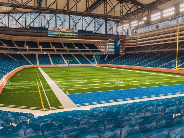 Seating view for Ford Field Section 135