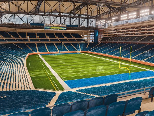 Seating view for Ford Field Section 240