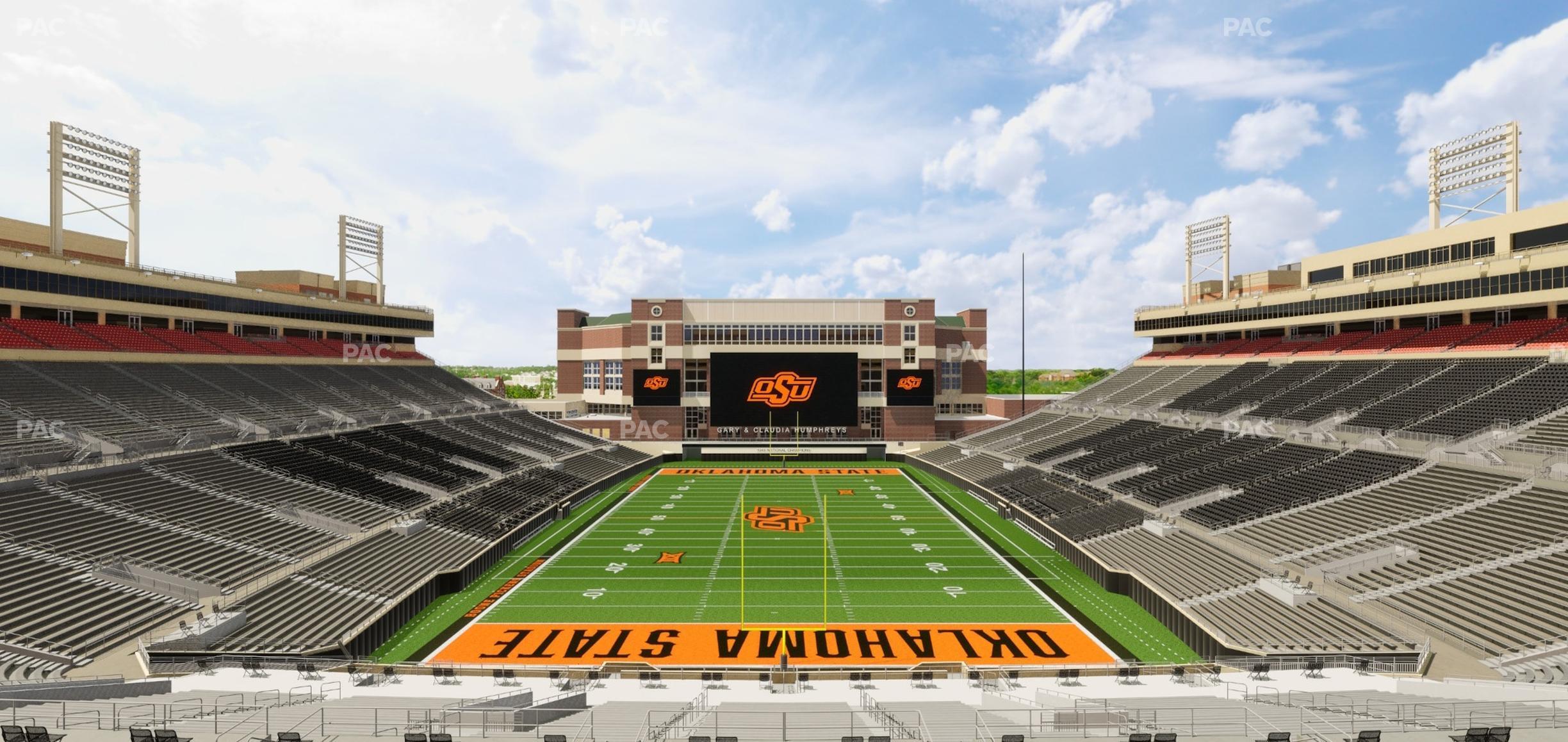 Seating view for Boone Pickens Stadium Section 221