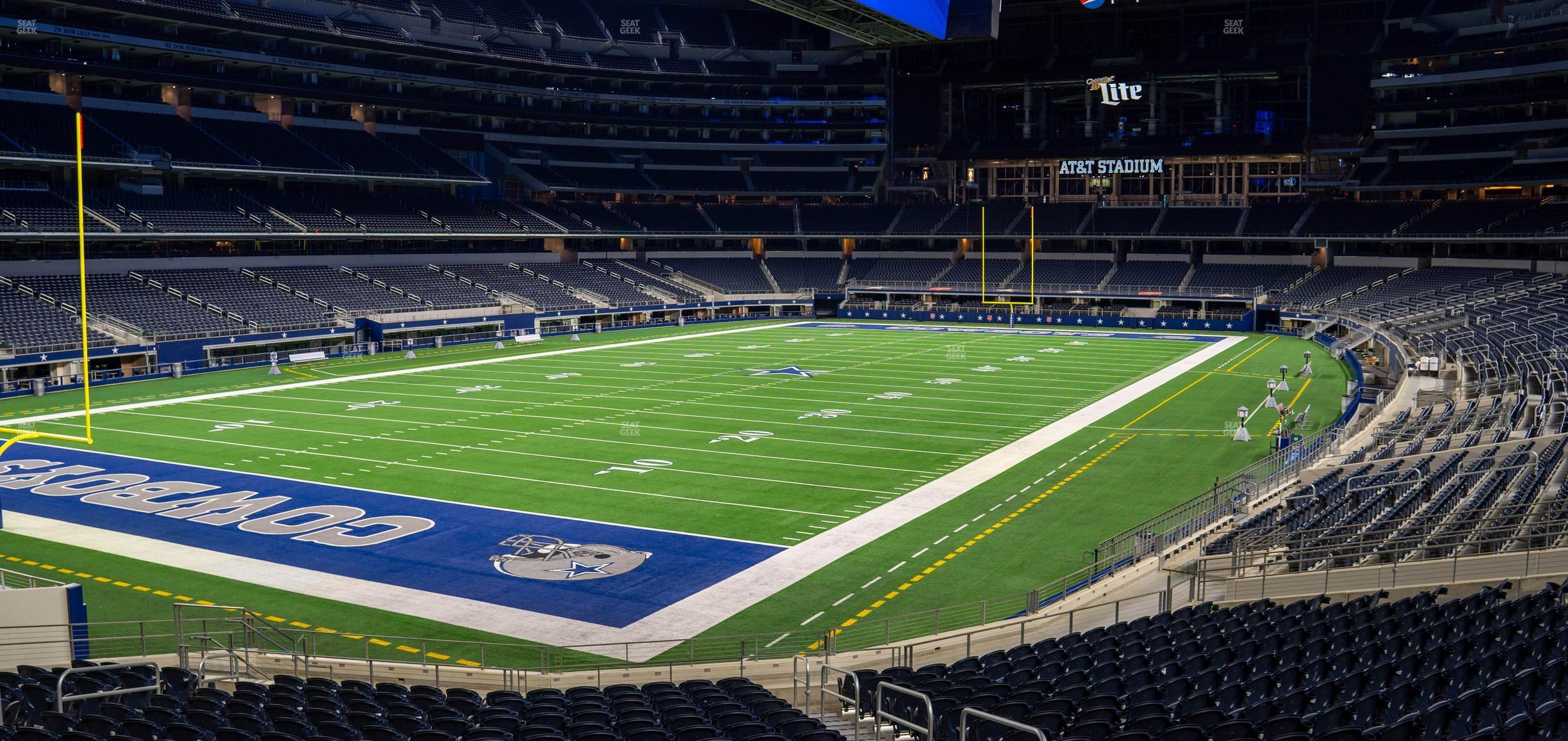 Seating view for AT&T Stadium Section Hall Of Fame Suite 213