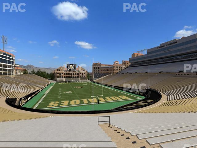 Seating view for Folsom Field Section 111