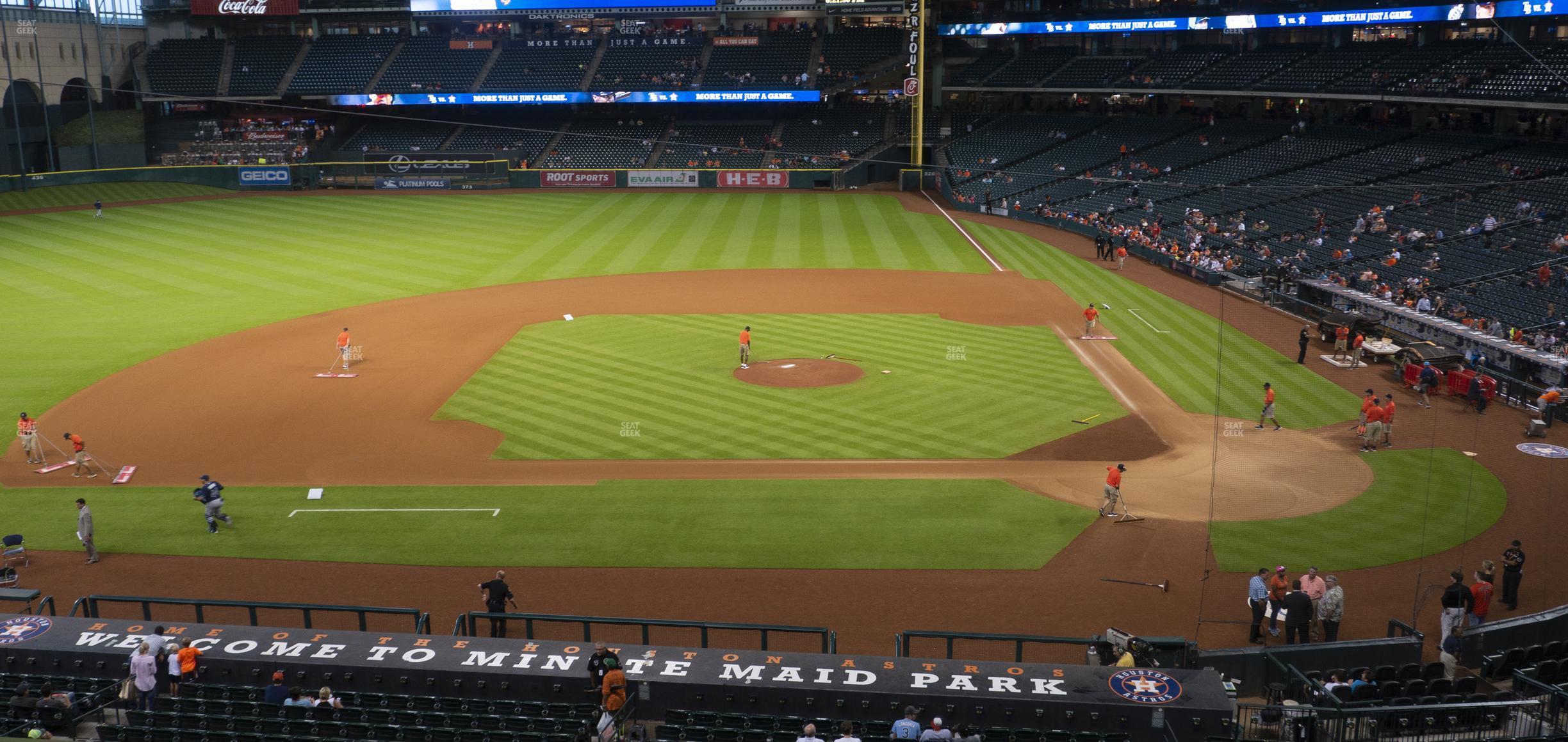 Seating view for Minute Maid Park Section 214