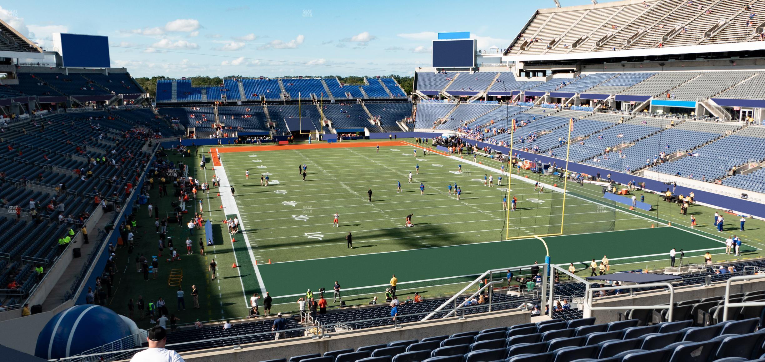 Seating view for Camping World Stadium Section Plaza 23