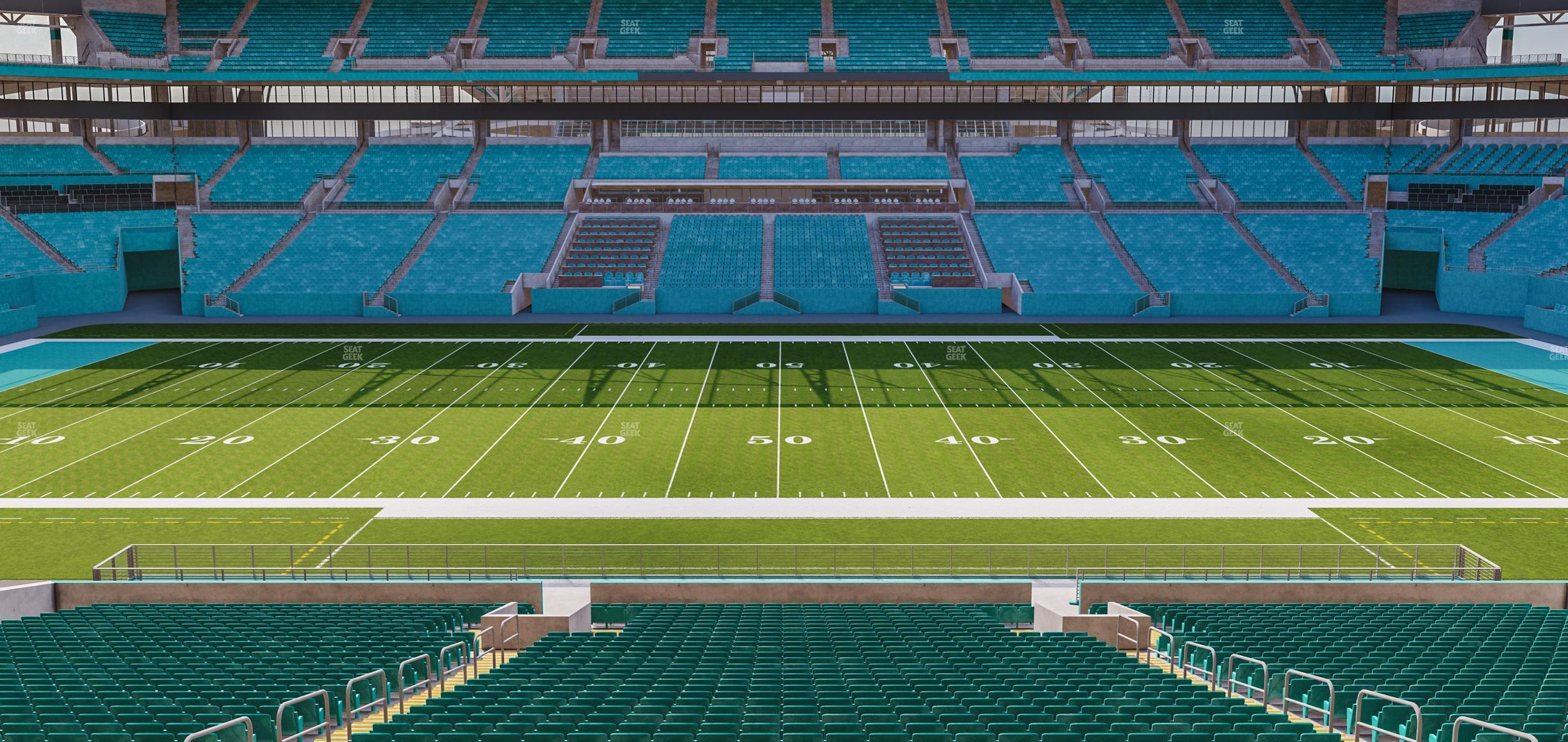 Seating view for Hard Rock Stadium Section 218