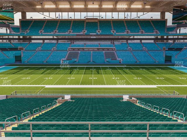 Seating view for Hard Rock Stadium Section 218