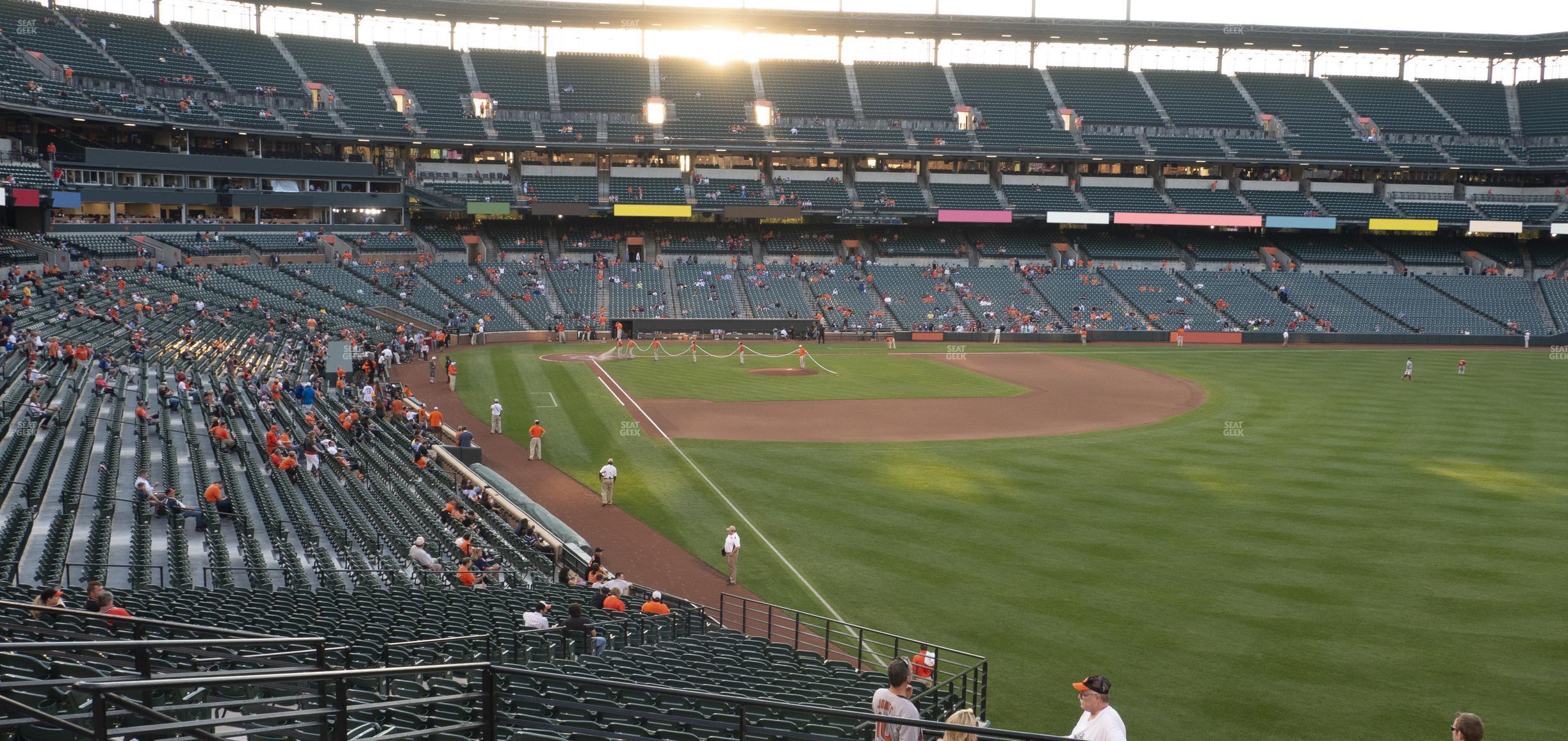 Seating view for Oriole Park at Camden Yards Section 3