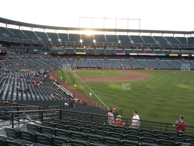 Seating view for Oriole Park at Camden Yards Section 3