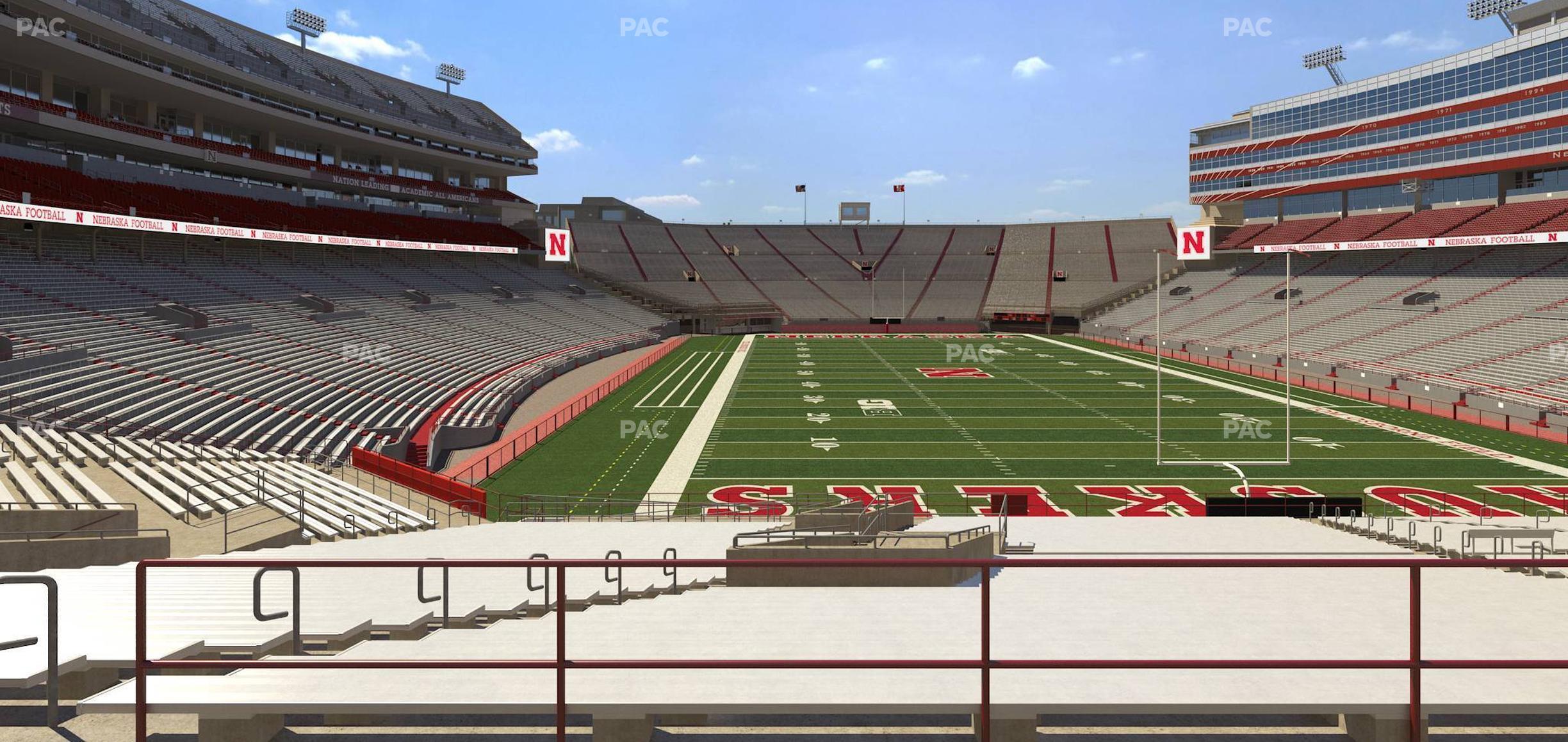 Seating view for Memorial Stadium Nebraska Section 37