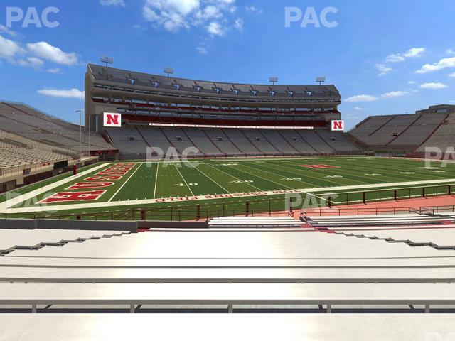 Seating view for Memorial Stadium Nebraska Section 30