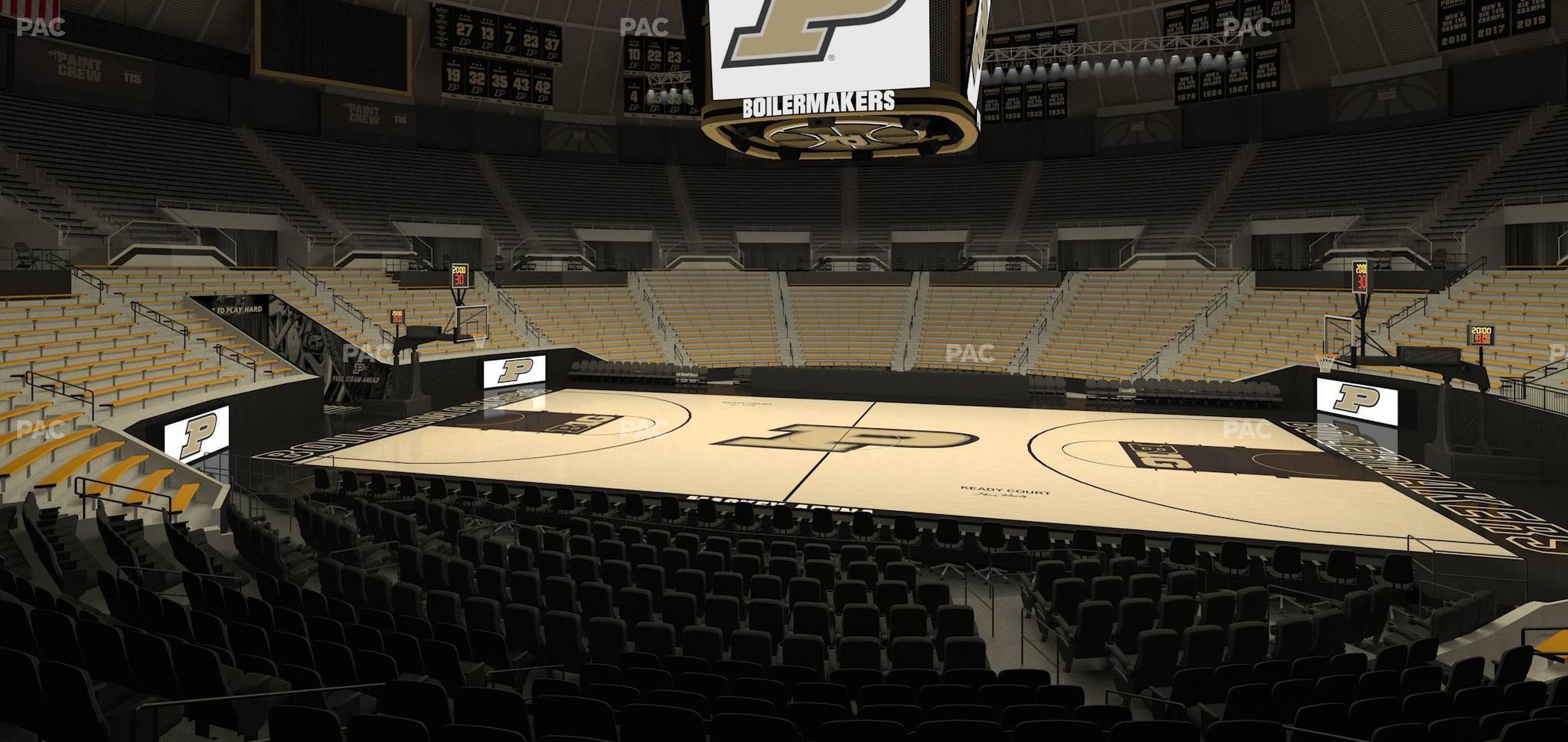 Seating view for Mackey Arena Section Club 9