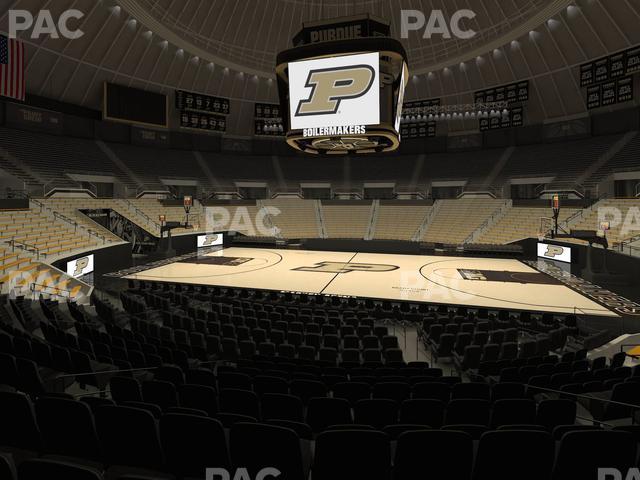 Seating view for Mackey Arena Section Club 9