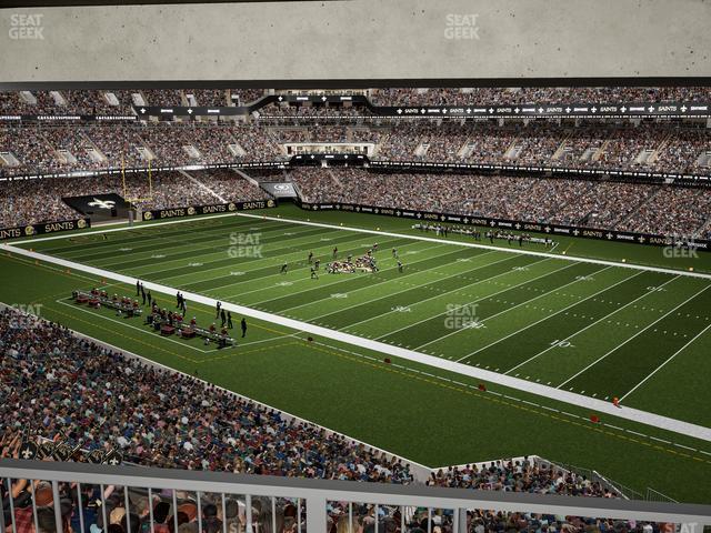 Seating view for Caesars Superdome Section Suite 314