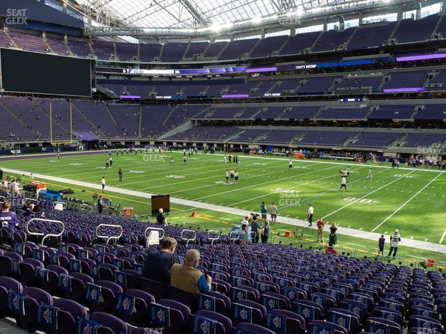 Seating view for U.S. Bank Stadium Section 106