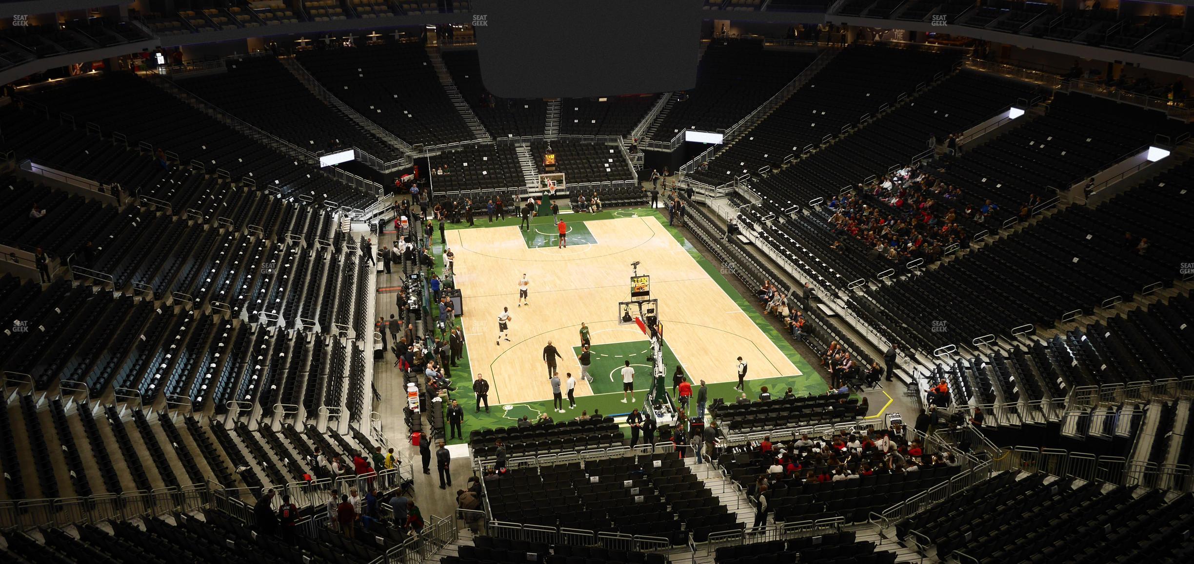 Seating view for Fiserv Forum Section 216