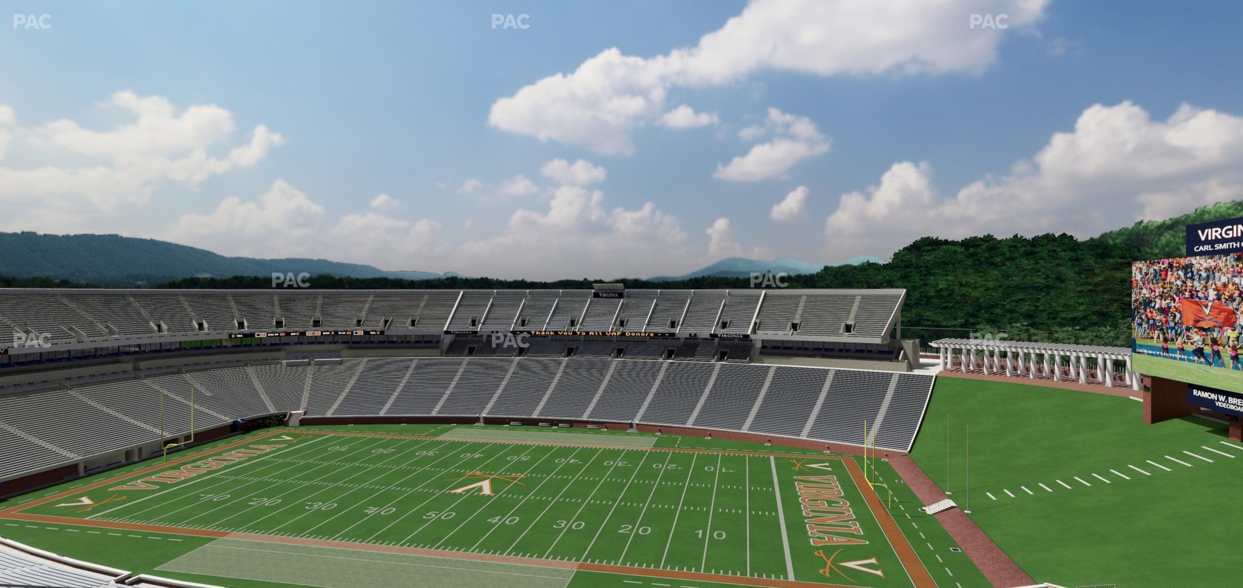 Seating view for Scott Stadium Section 504