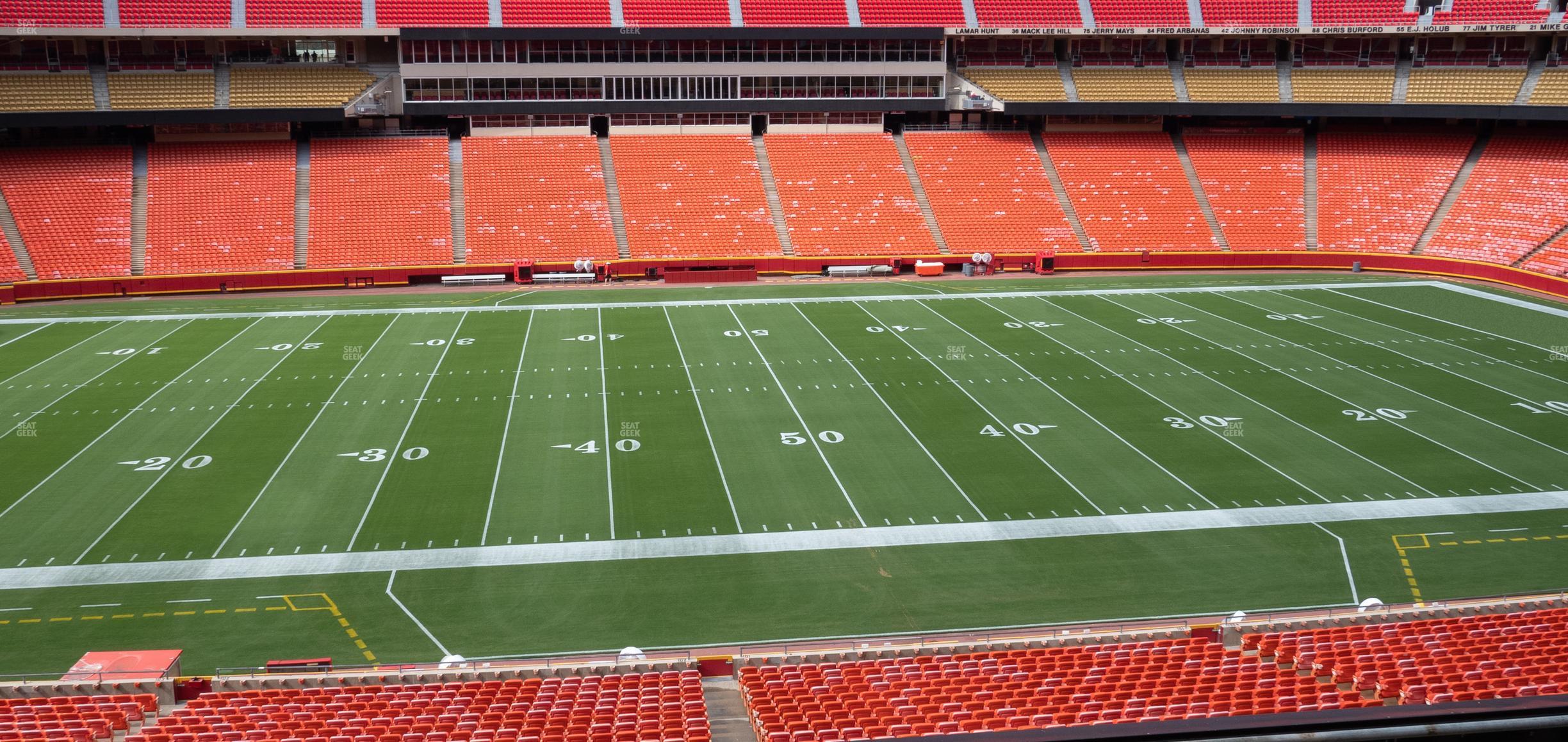 Seating view for GEHA Field at Arrowhead Stadium Section 202