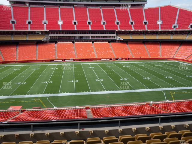 Seating view for GEHA Field at Arrowhead Stadium Section 202