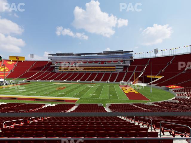 Seating view for Los Angeles Memorial Coliseum Section 120 A