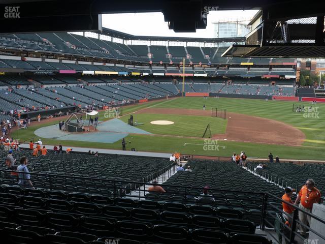 Seating view for Oriole Park at Camden Yards Section 19