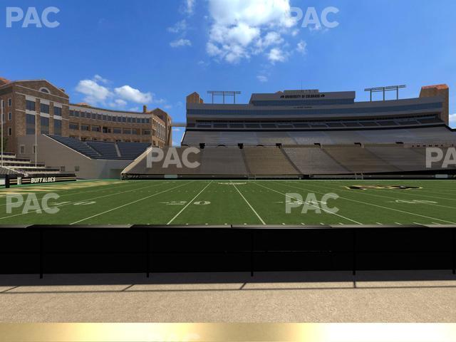 Seating view for Folsom Field Section 104