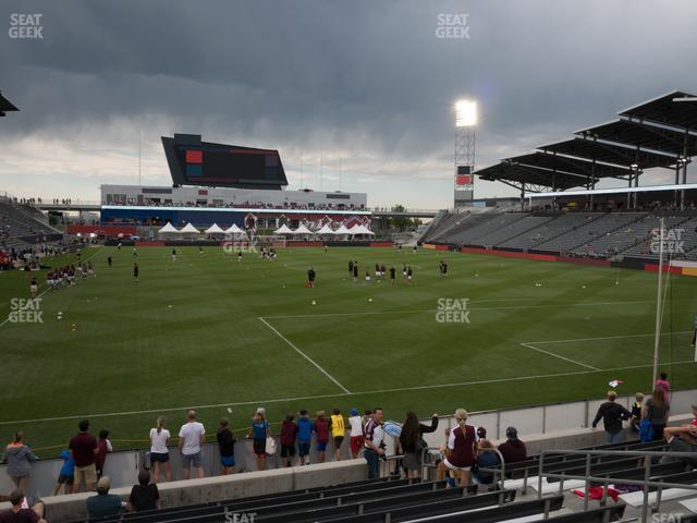 Seating view for Dick's Sporting Goods Park Section 120